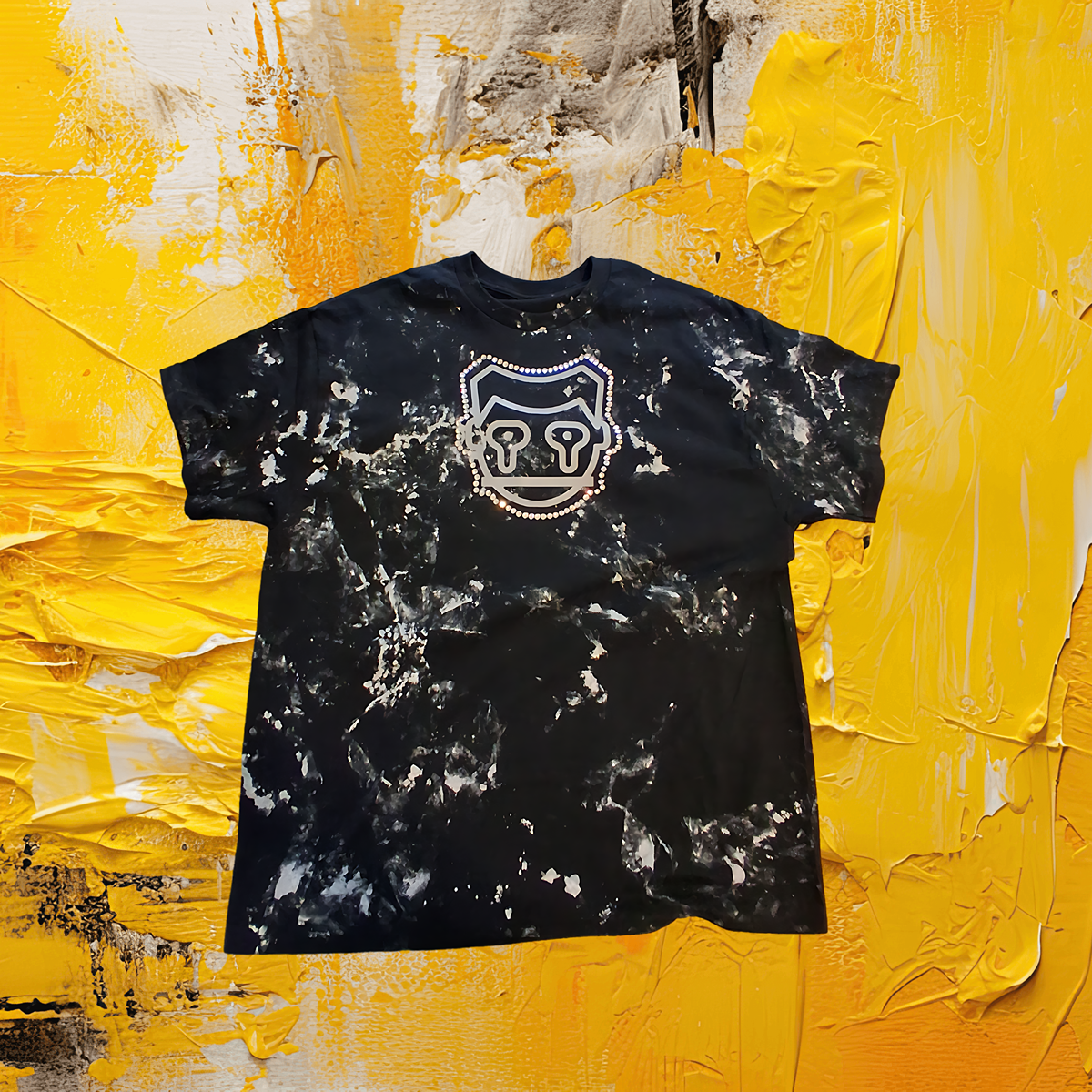 "Splatter Icon" Hand-Painted Graphic Tee
