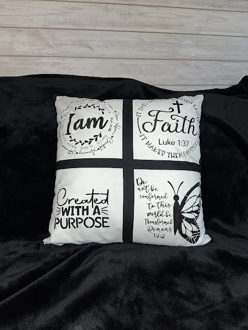 Holiday pillow (One Touch Printing Collaboration)