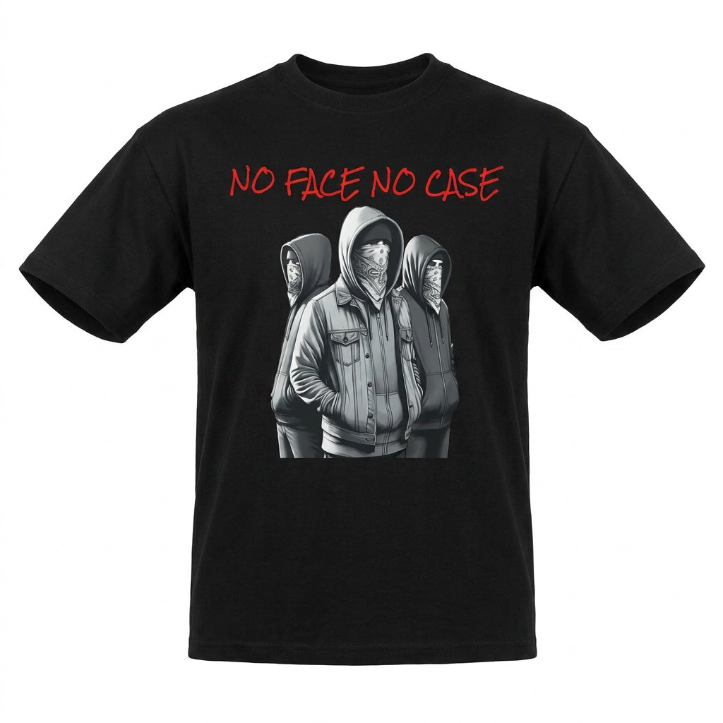 No Face No Case –   Graphic Tee