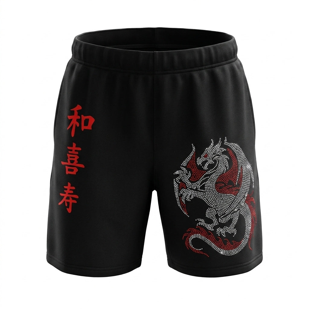 Dragon Spirit Performance Shorts – Black Edition