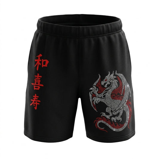 Dragon Spirit Performance Shorts – Black Edition