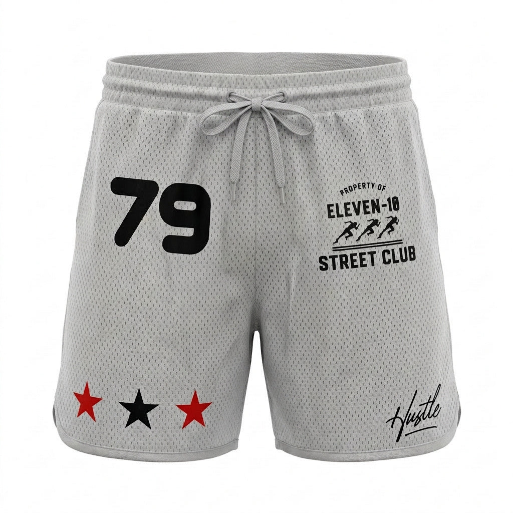 Eleven‑10 Hustle Club Mesh Shorts